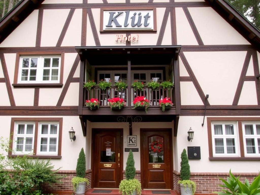 Exterior view of the Klüt Hotel in Hameln