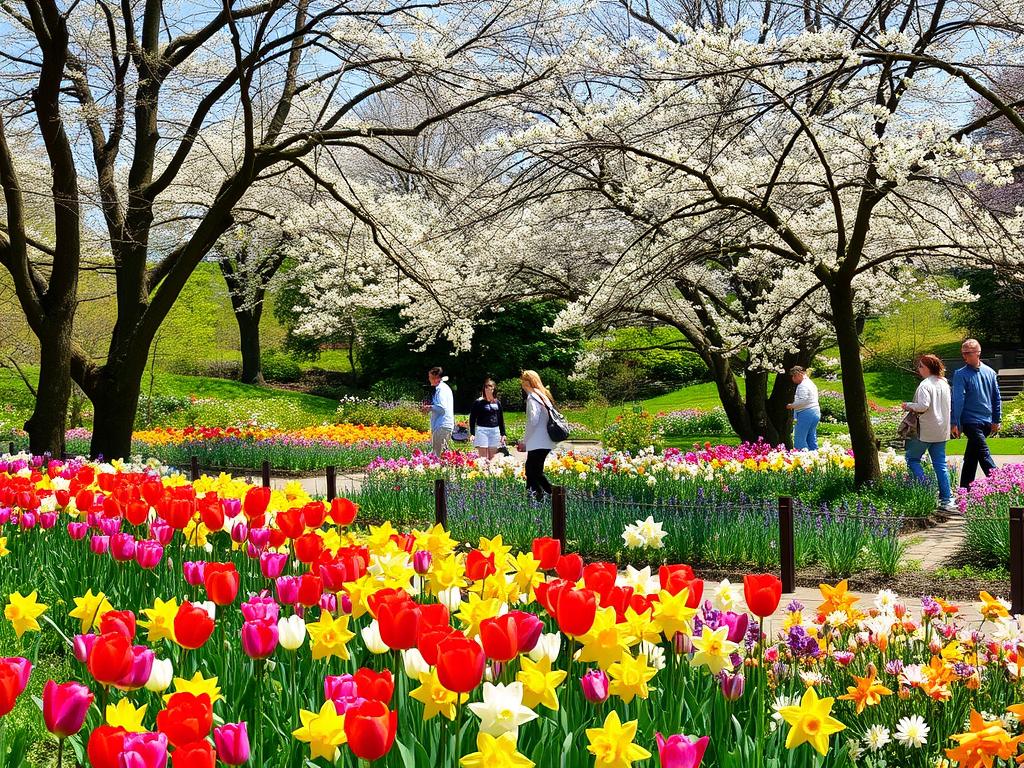 Spring blooms in Bielefeld's Botanical Garden