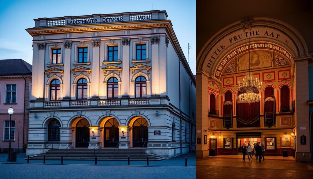 The Landestheater Detmold performing arts venue in Detmold, Germany