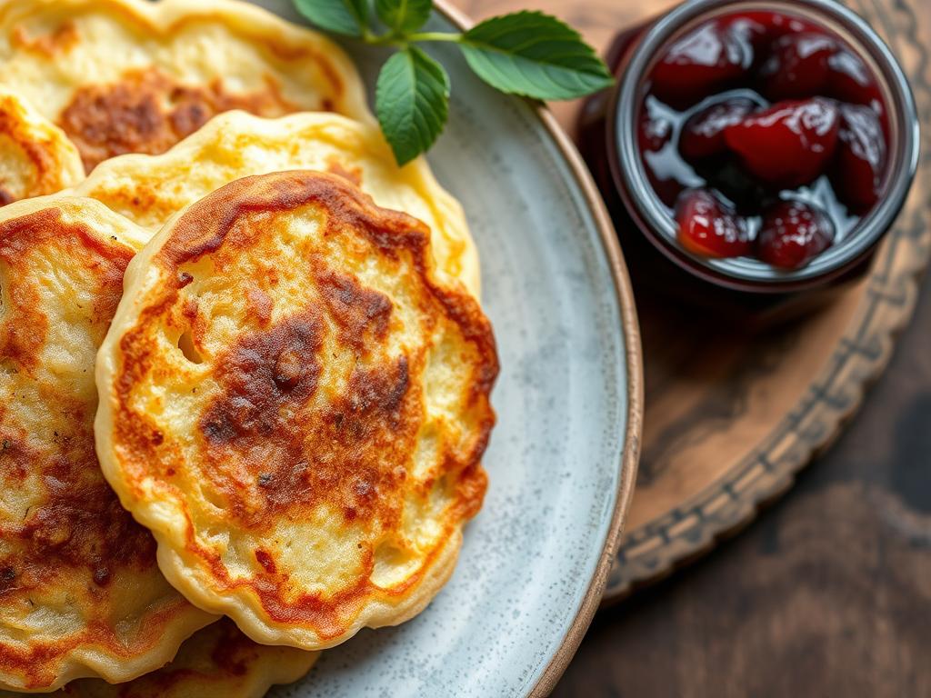 Traditional Pickert potato pancakes from Bielefeld