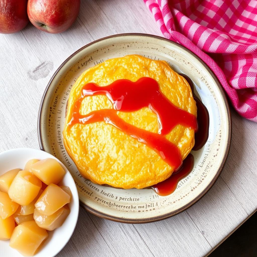 Traditioneller Pickert, eine Spezialität aus der Region Salzkotten, Germany