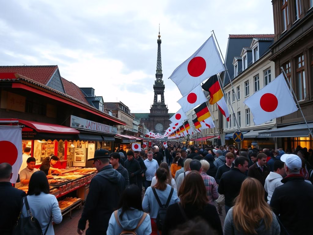 Japan Day celebrations in Düsseldorf capital of NRW Germany