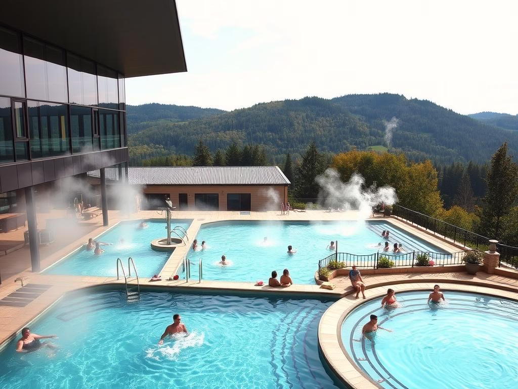 The Driburg Therme thermal baths with indoor and outdoor pools