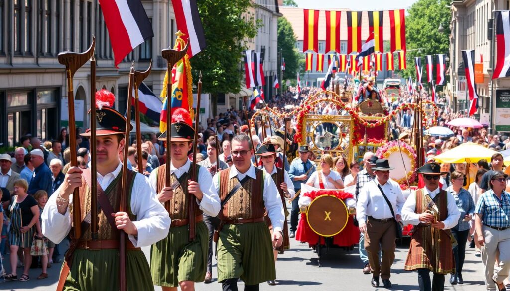 The Schützenfest Hannover, the world's largest marksmen's festival with traditional parade